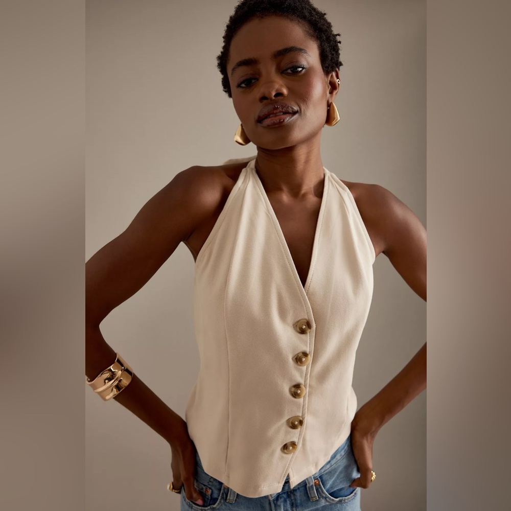 Anthropologie Halter Vest - Picture 13 of 15